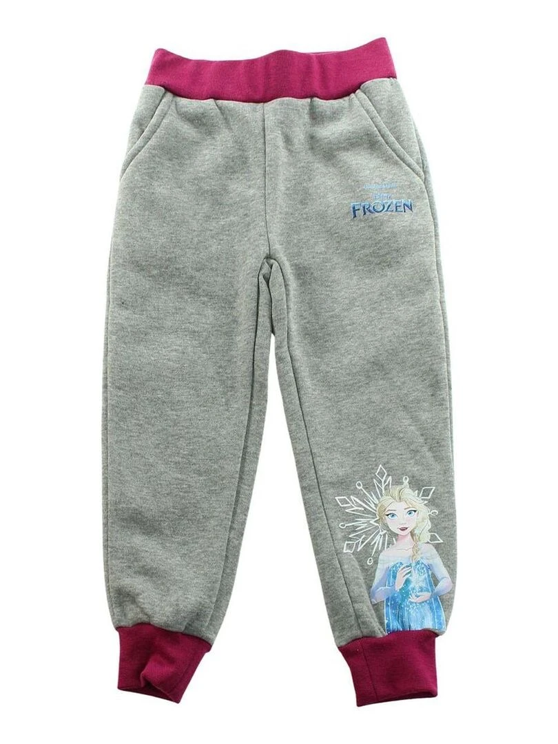 Disney Pantalon De Jogging fille imprimé La Reine Des Neiges Gris