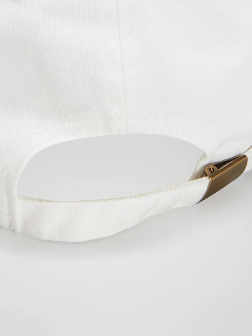 Casquette en toile   Blanc