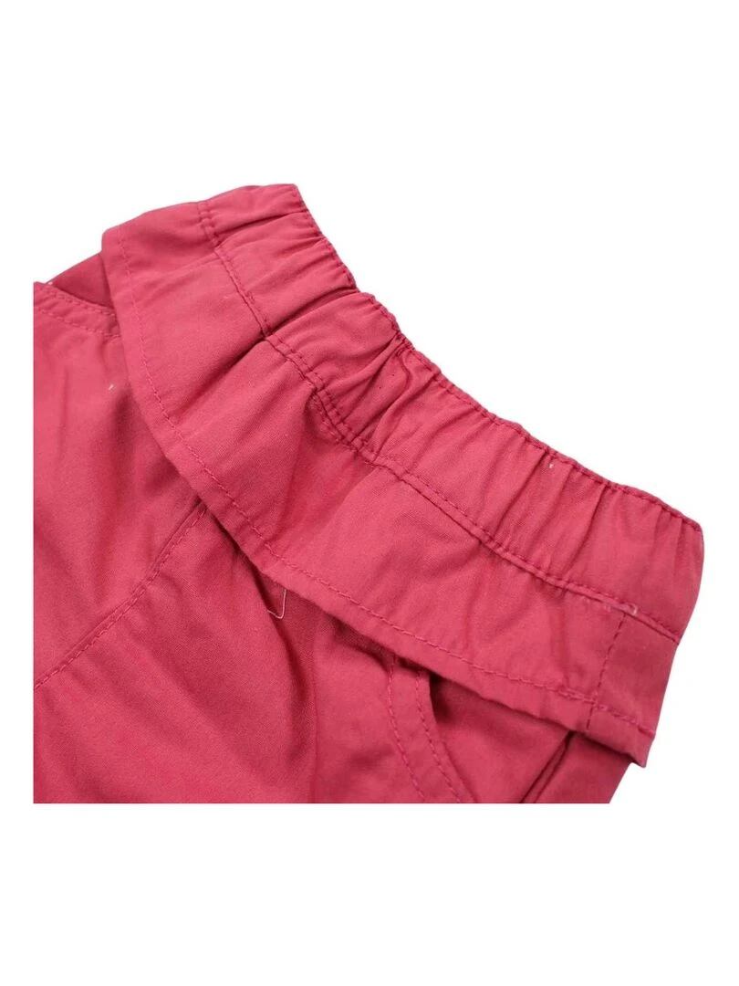 Lee Cooper   Ensemble ​​T shirt short bébé fille Imprimé Logo   Rose