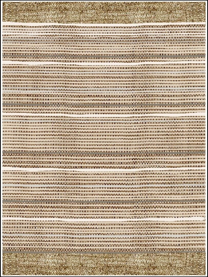 Tapis BAHAR Beige/Blanc Blanc Beige