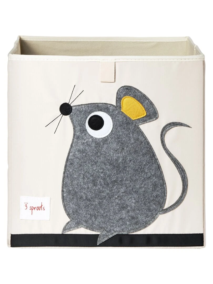 Cube de rangement Souris (33 5 x 33 5 cm) Gris