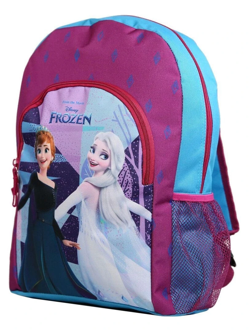 BAGTROTTER Sac à dos 37 cm Disney La Reine Des Neiges / Frozen Elsa et Anna Violet et Bleu Multicolore