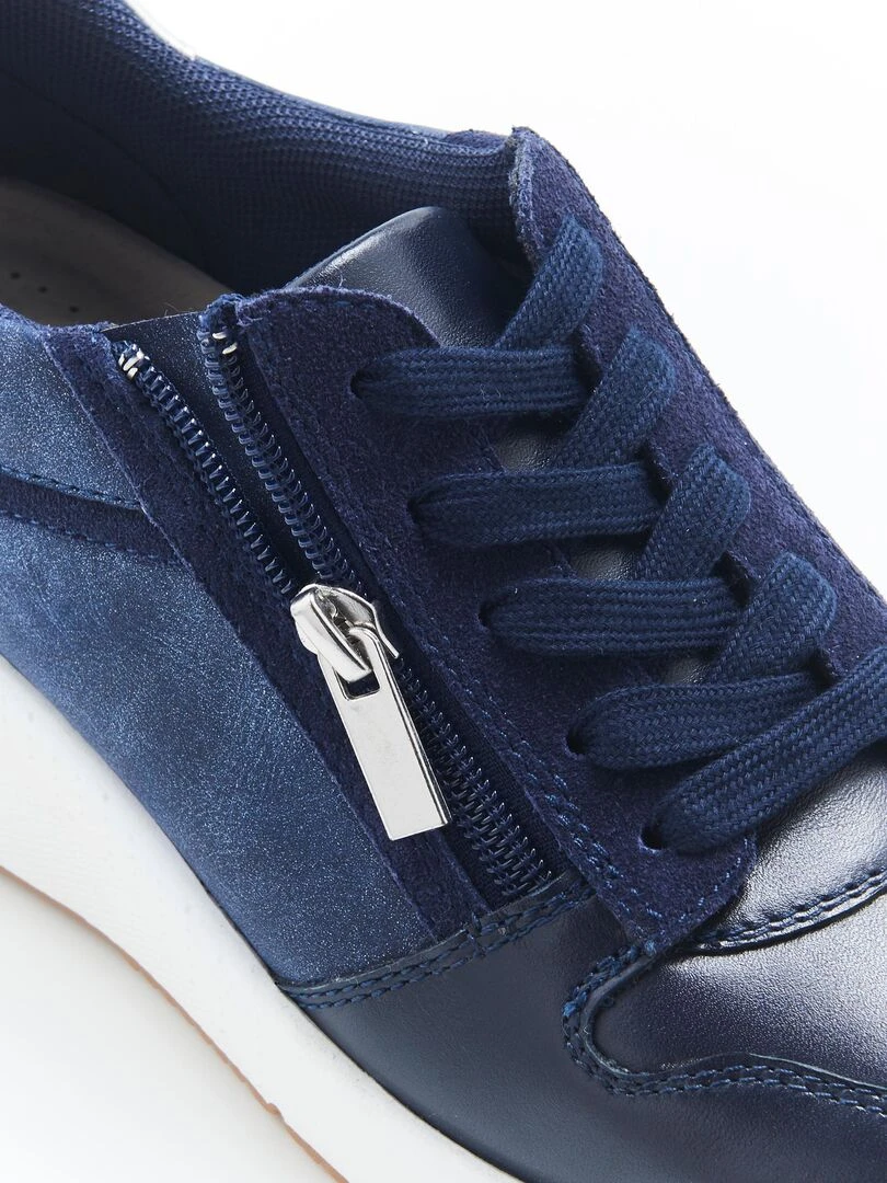 Tennis compensées à lacets Climatyl   Damart   Bleu marine