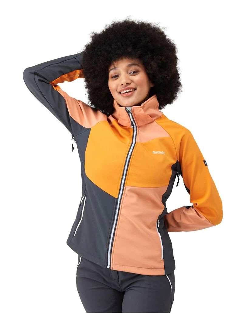 Regatta   Veste softshell DESOTO   Orange mandarine