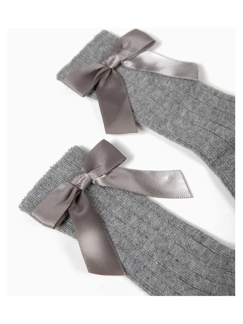 Chaussettes hautes essential line 'Zippy'   Gris