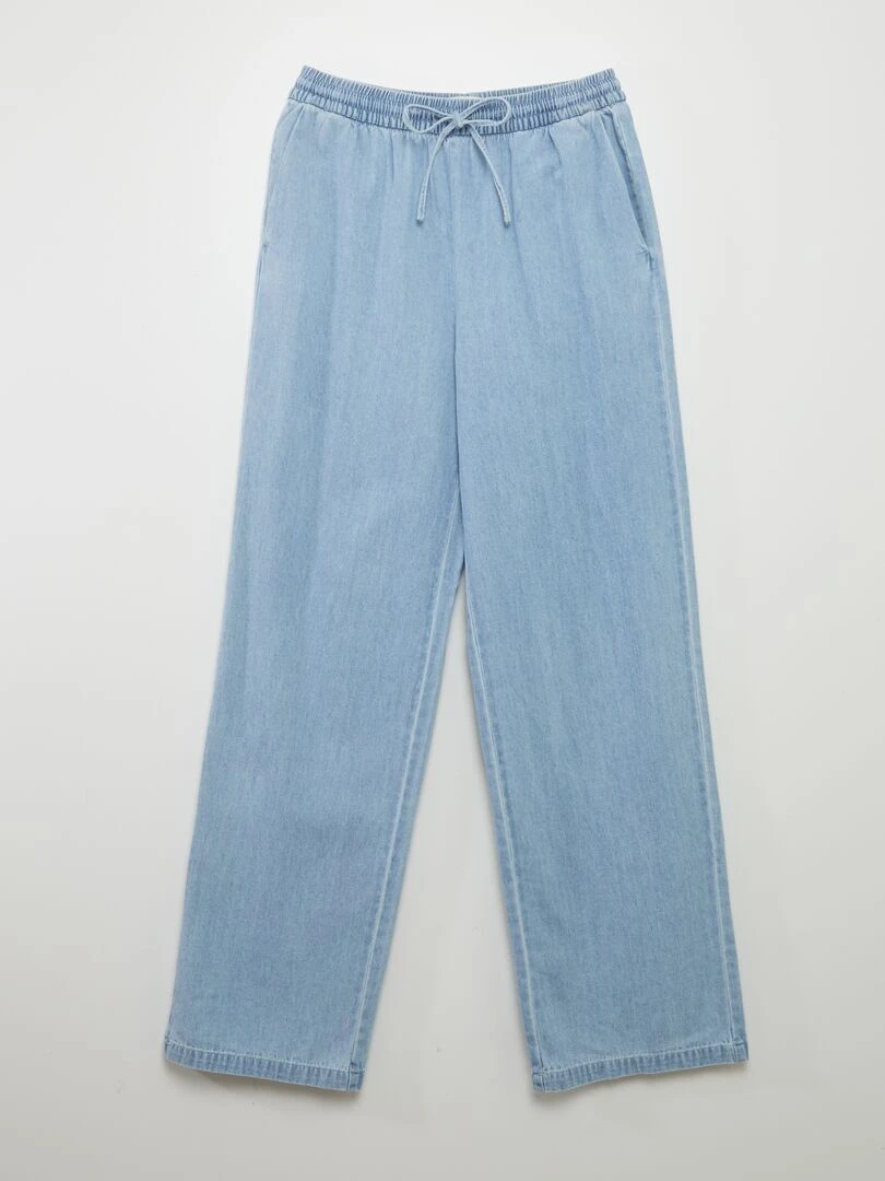 Pantalon large en denim 'JDY' Bleu