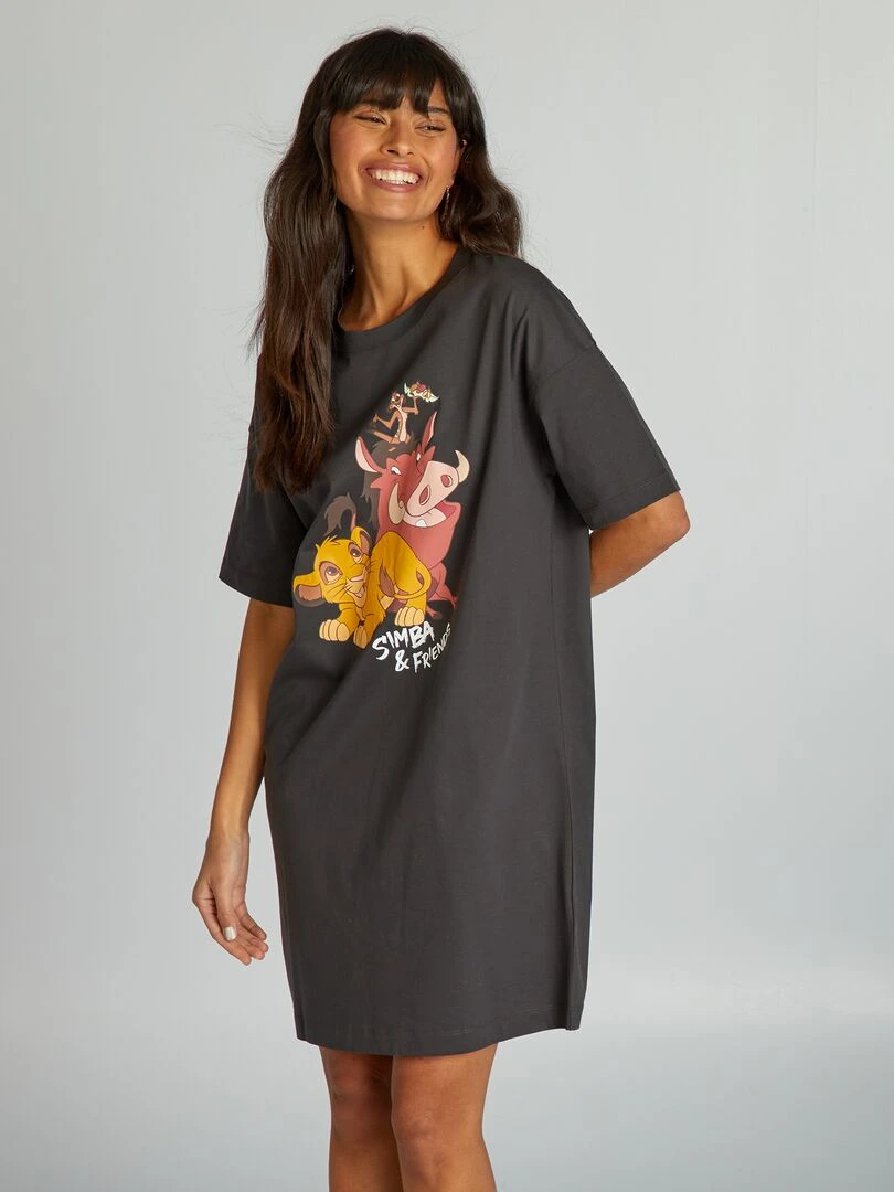 Chemise de nuit 'Le roi lion' 'Disney'   Gris