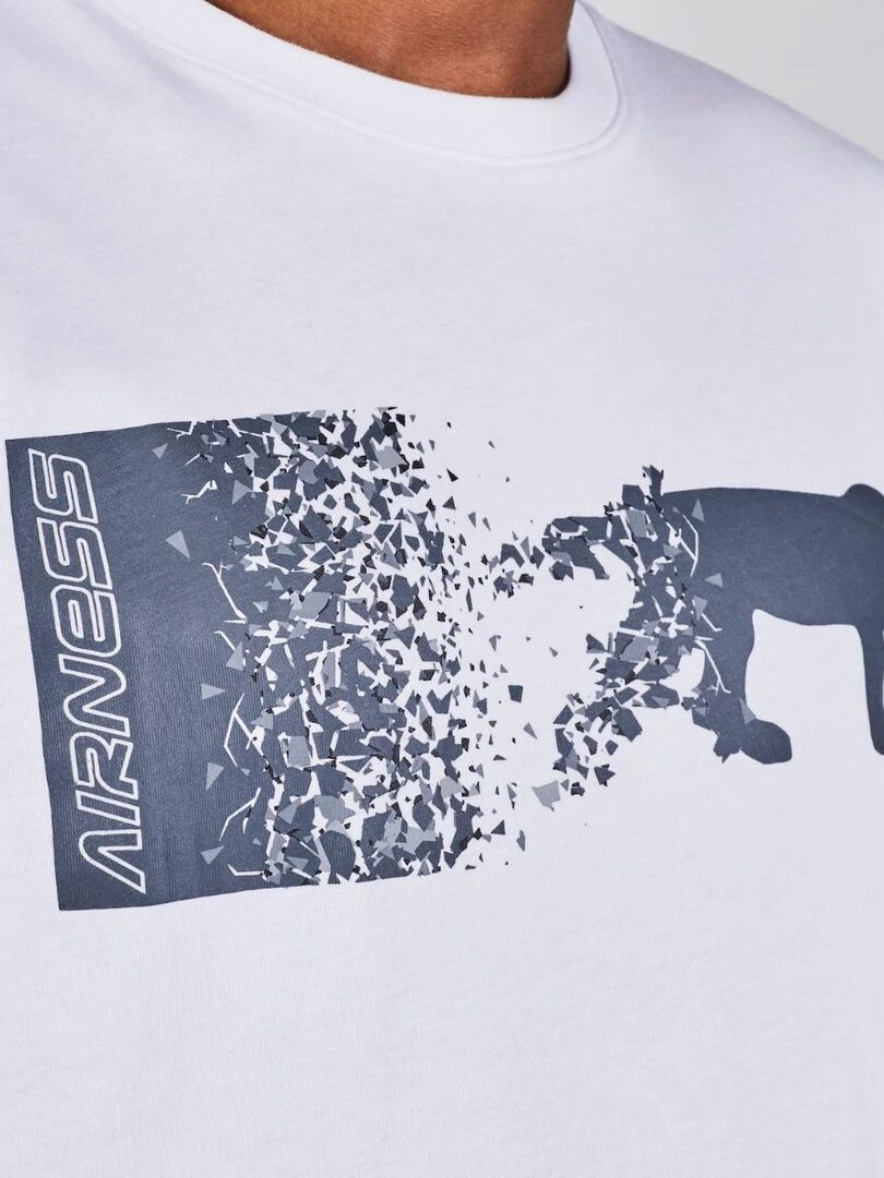 TEE SHIRT REALODE Airness   Blanc