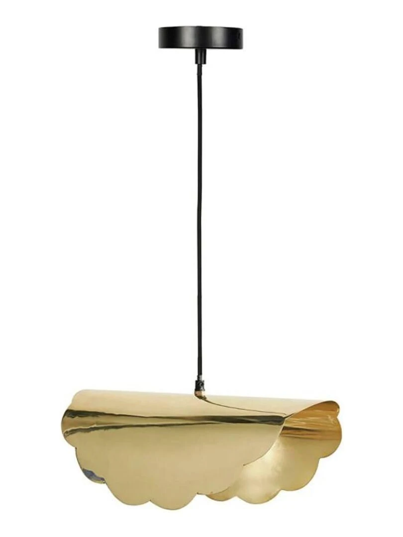 Suspension métal doré Hellemme   Jaune