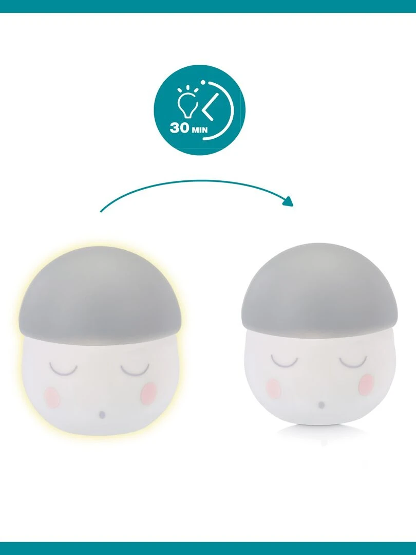 Veilleuse Longue Autonomie Babymoov   Gris