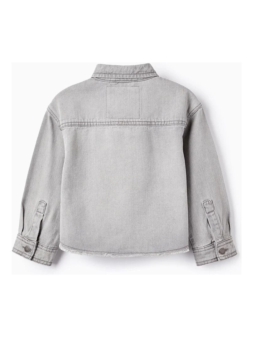 Veste en Jean pour Fille Vert