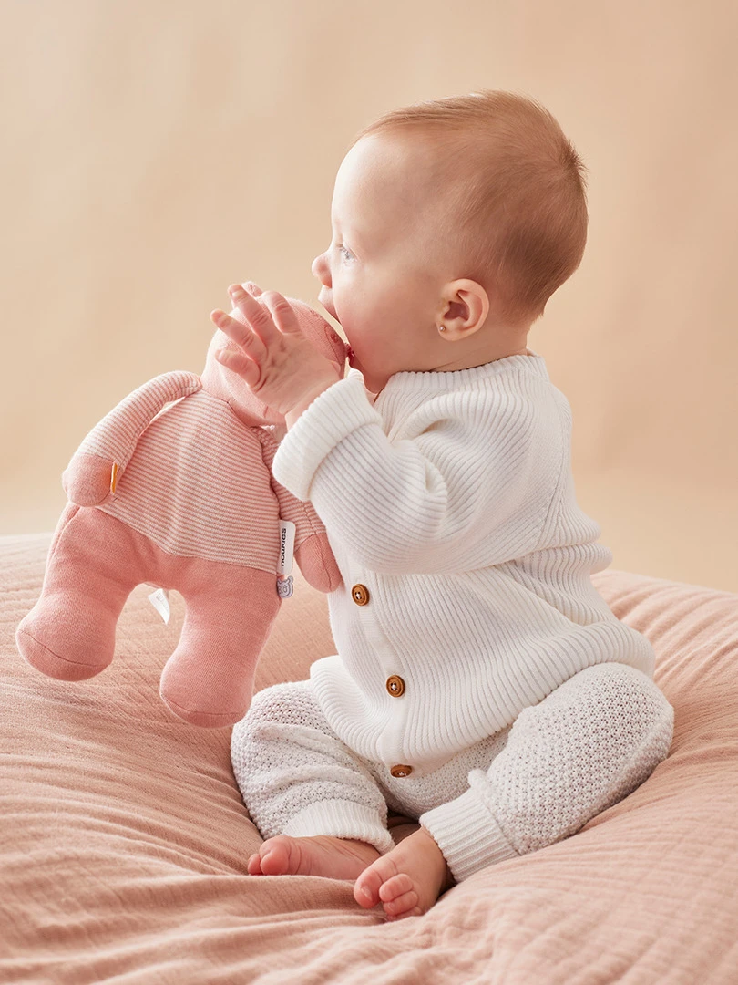Cardigan En Tricot    Noir Blanc