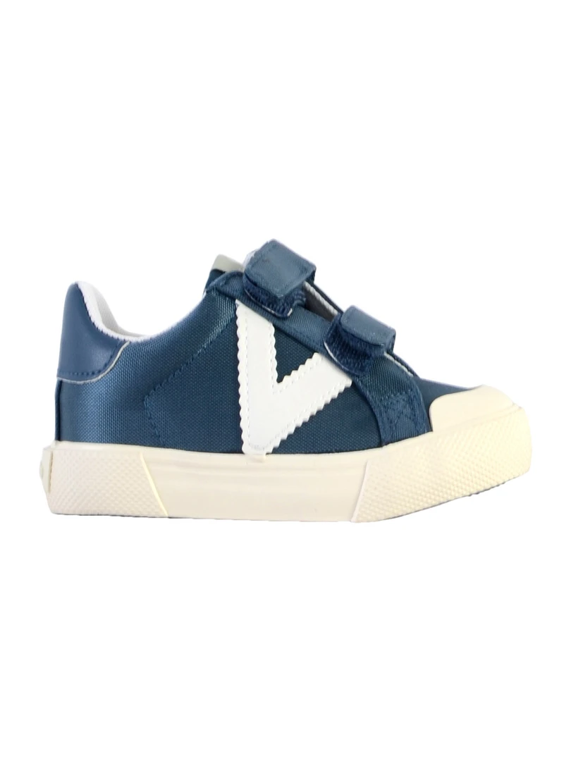 Basket Basse À Scratch Enfant Victoria Bleu