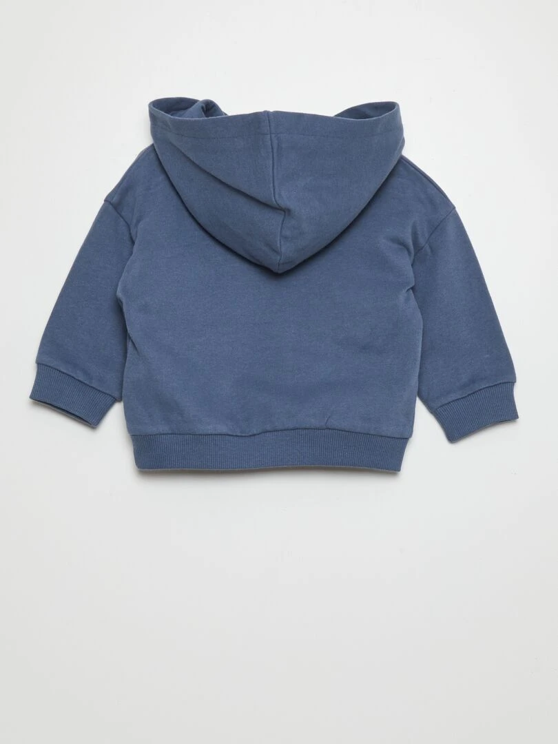 Sweat à capuche   Bleu