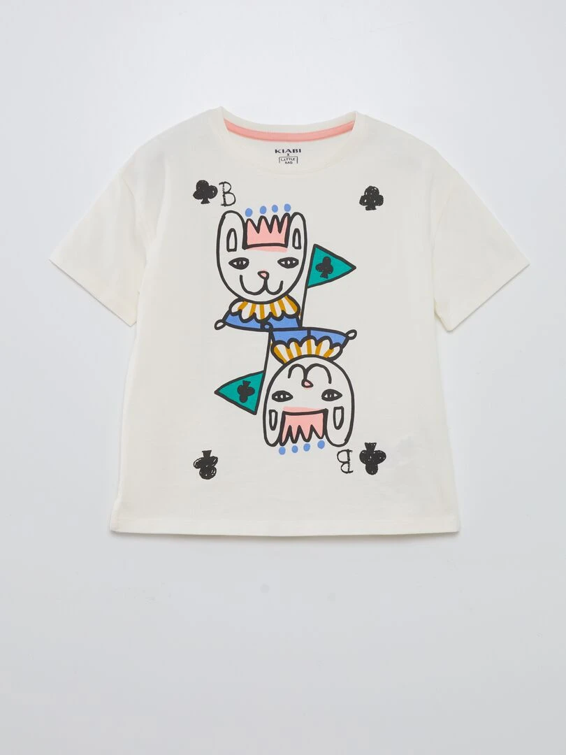 Tee shirt à col rond X Little Bad Wolf   BLEU