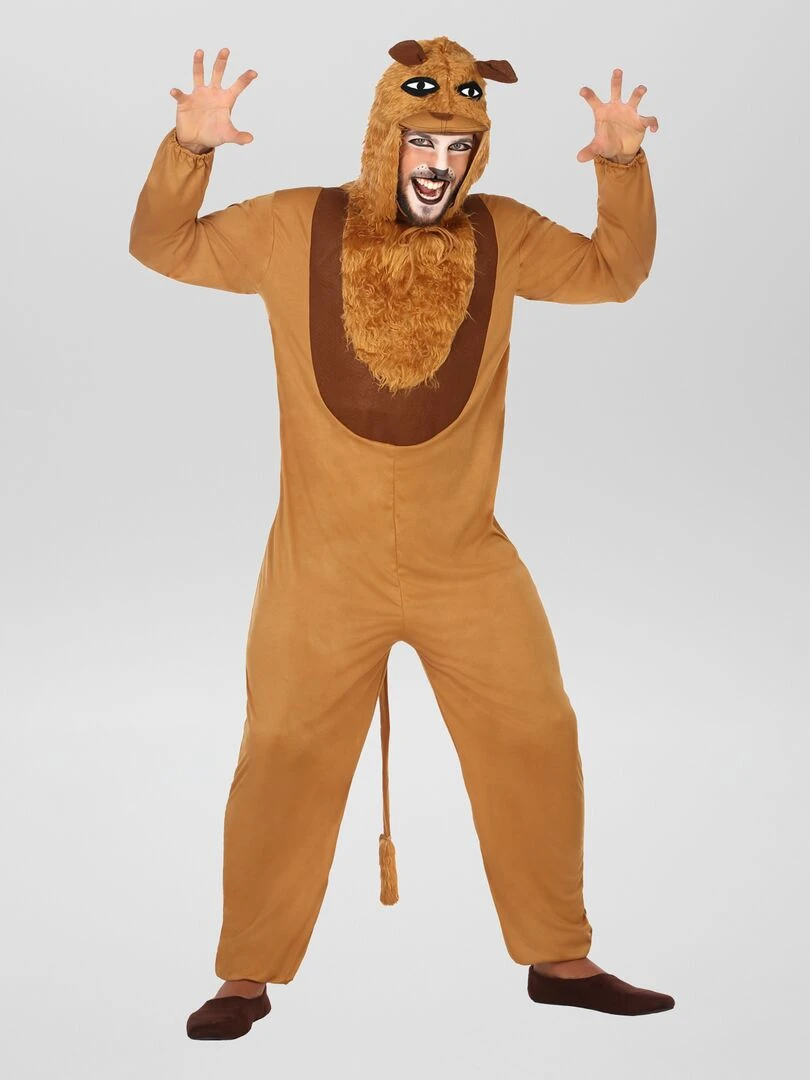 Combinaison de déguisement 'Lion' marron