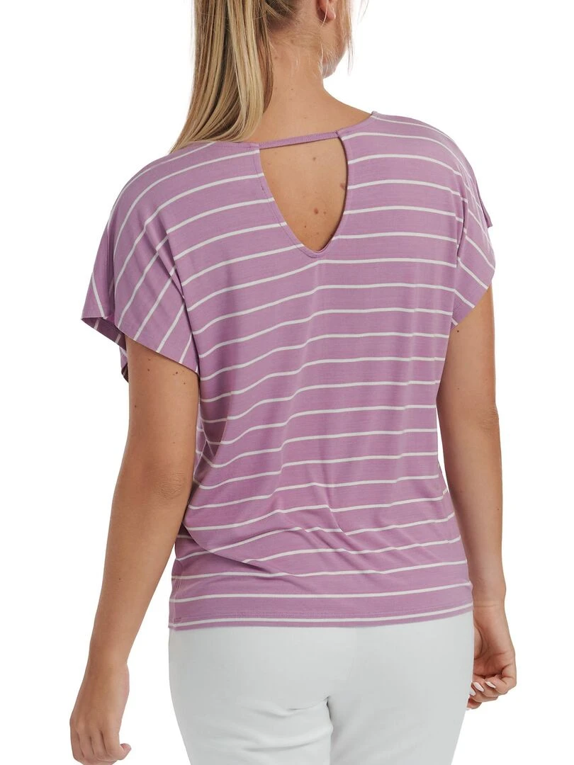 Top épaules larges Posh   Violet
