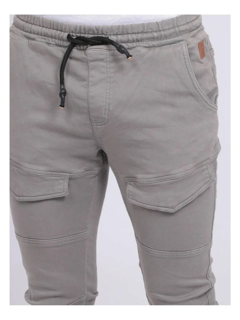 Pantalon battle molleton CLOGO   Gris