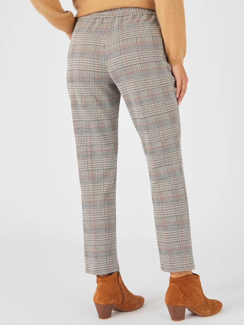 Pantalon 7/8ème enfilable maille milano stretch   Damart   Marron