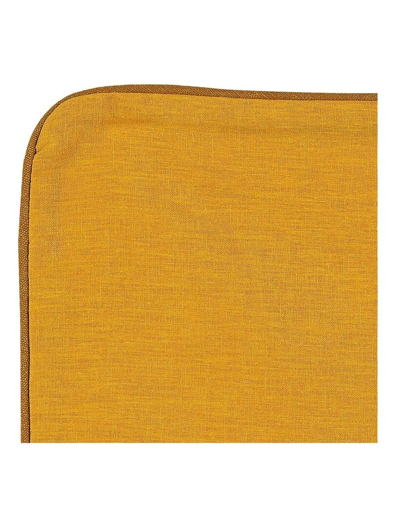 Housse de coussin en poly/lin Orange