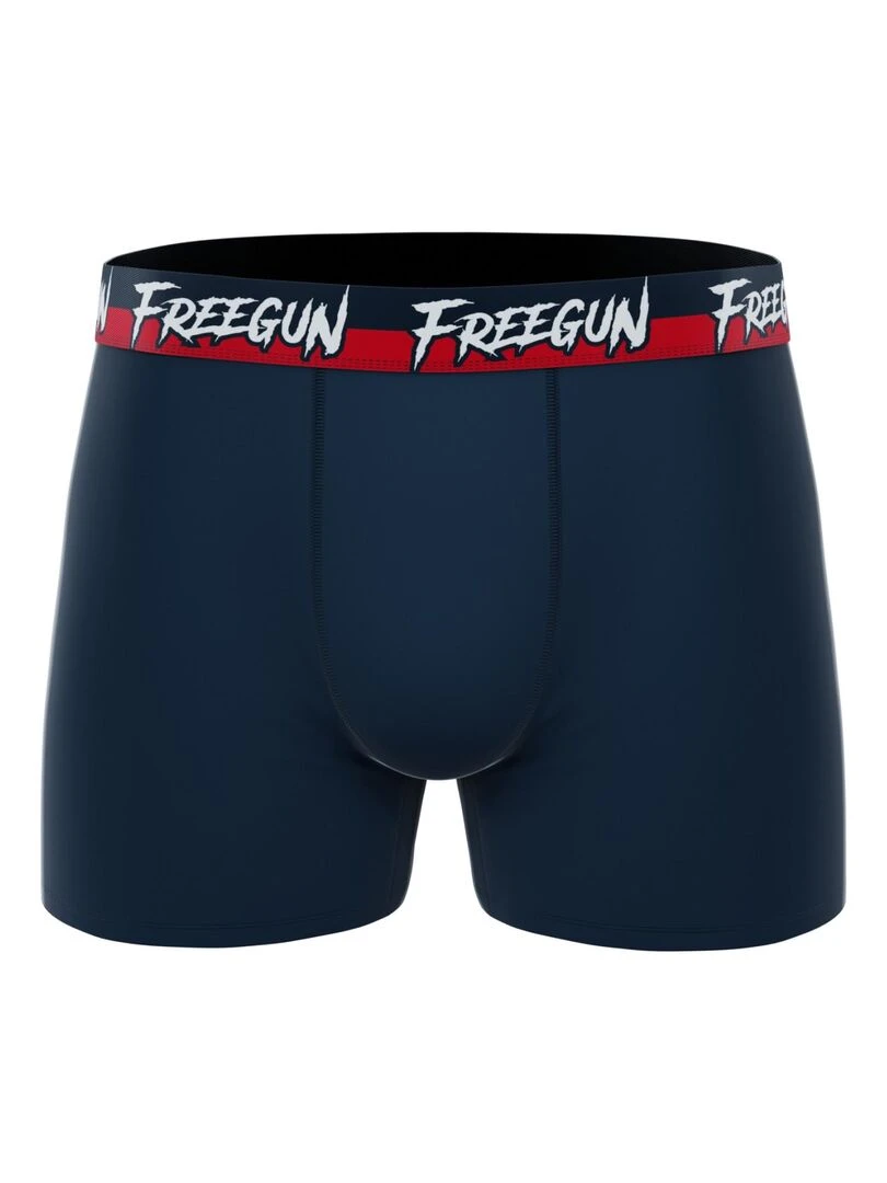 Lot de 4 boxers en coton homme Freegun Freegun   Noir