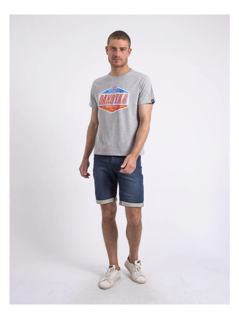 T shirt col rond NIKOFUGA   Gris