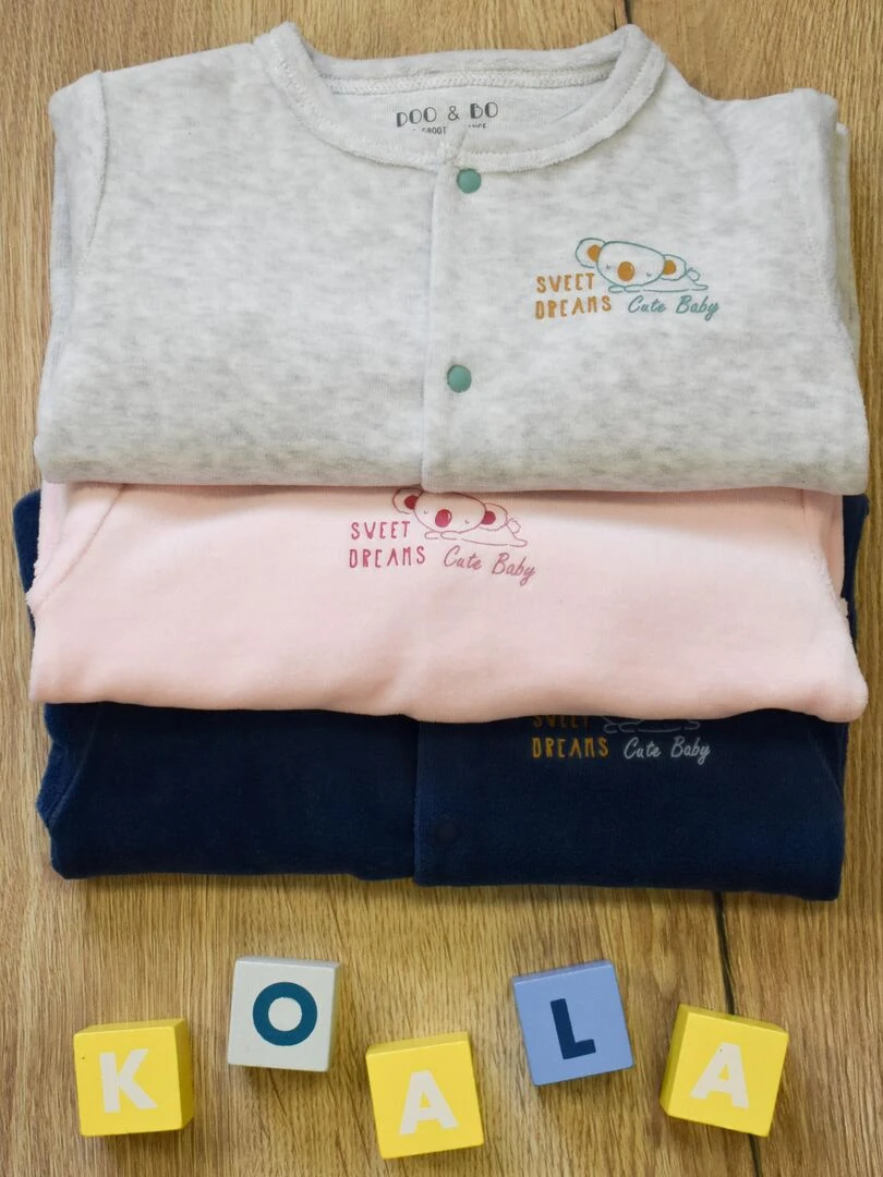 Pyjama Jersey 'cute Tropical''doo&bo'   bleu turquoise