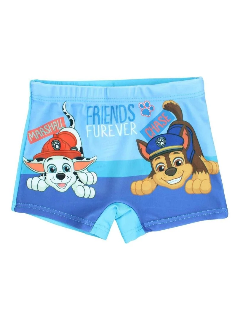 La Pat' Patrouille Boxer De Bain garçon imprimé La Pat' Patrouille Bleu