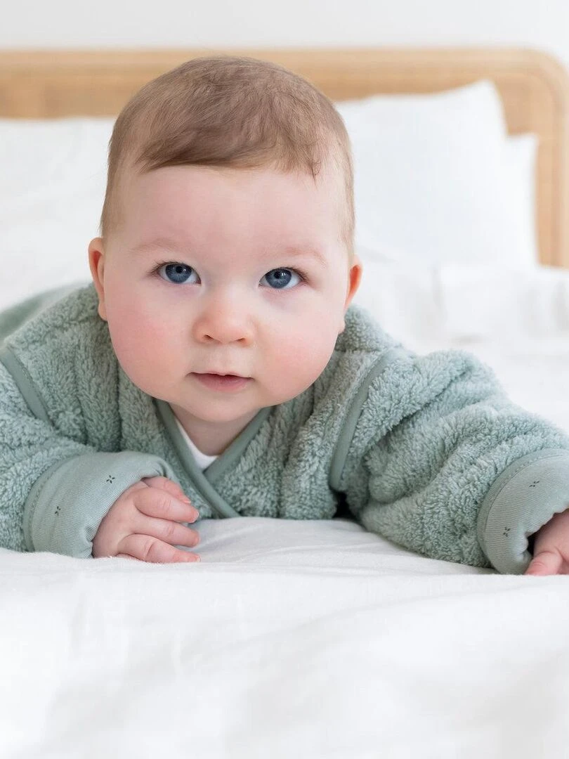 Bemini Nid d'ange BISIDE ouatiné Pady jersey et jersey   Gris foncé