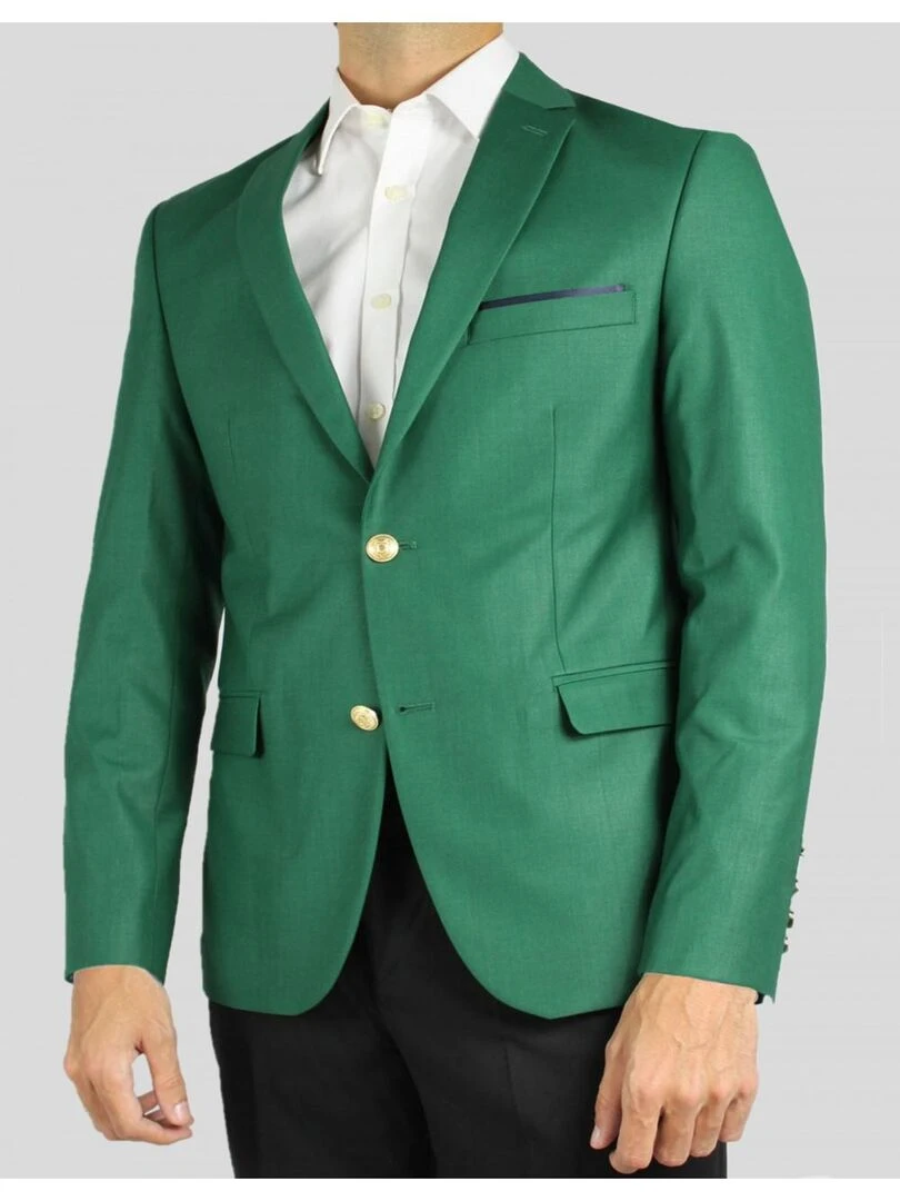 Veste de blazer 2 boutons Kebello Vert