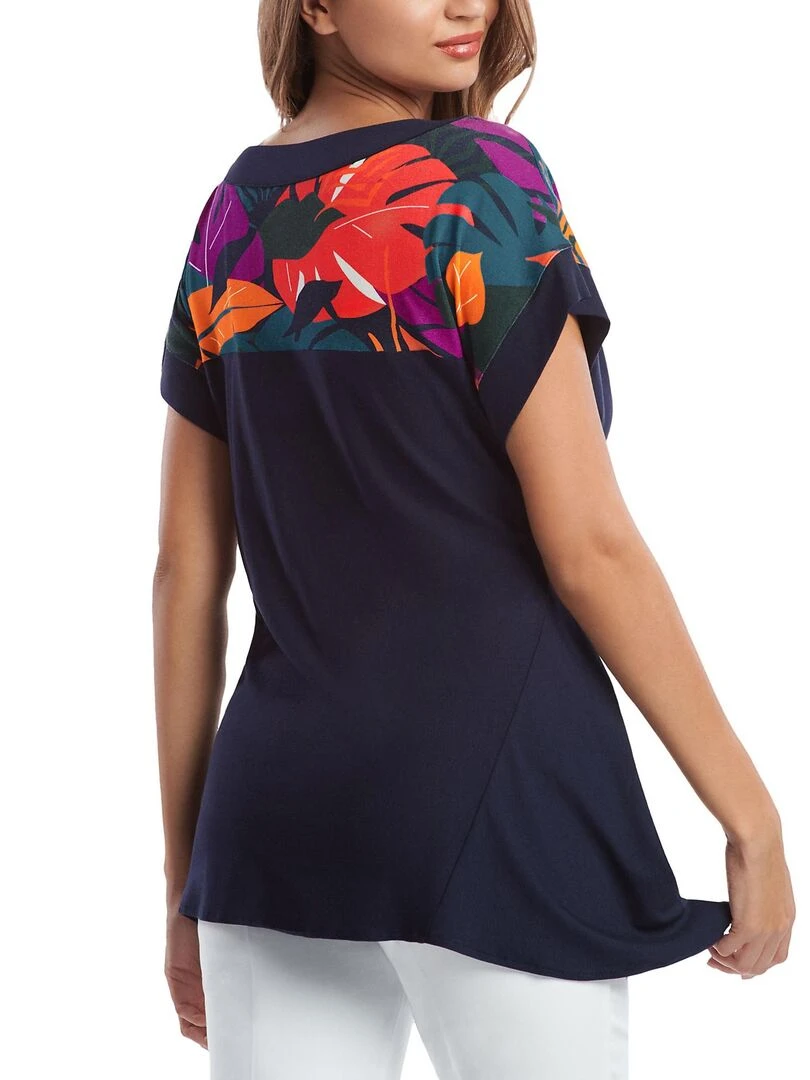 Top manches courtes Tenerife   Bleu