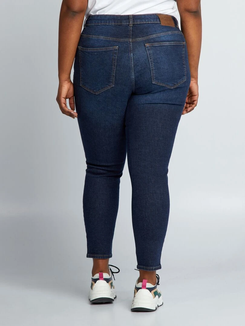 Jean slim taille haute   L28   brut