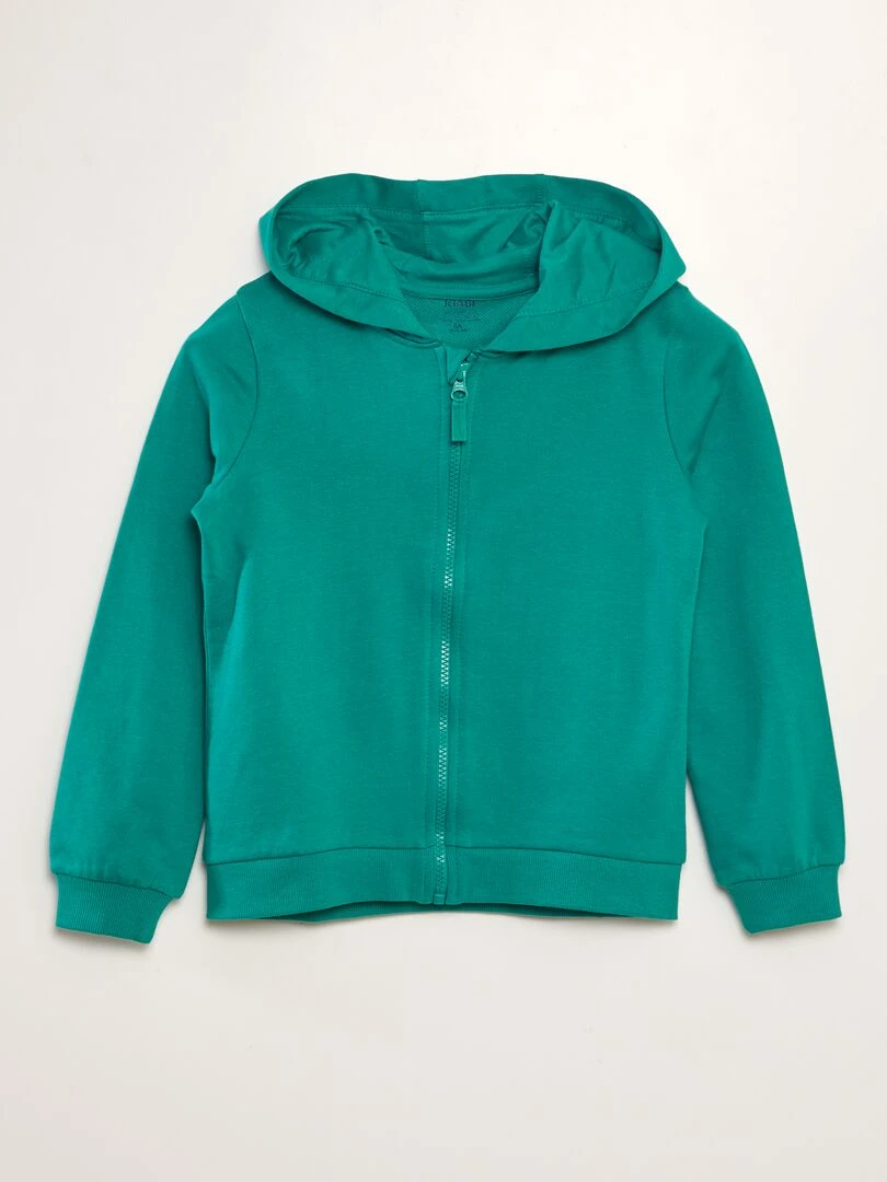Sweat zippé So Easy Vert
