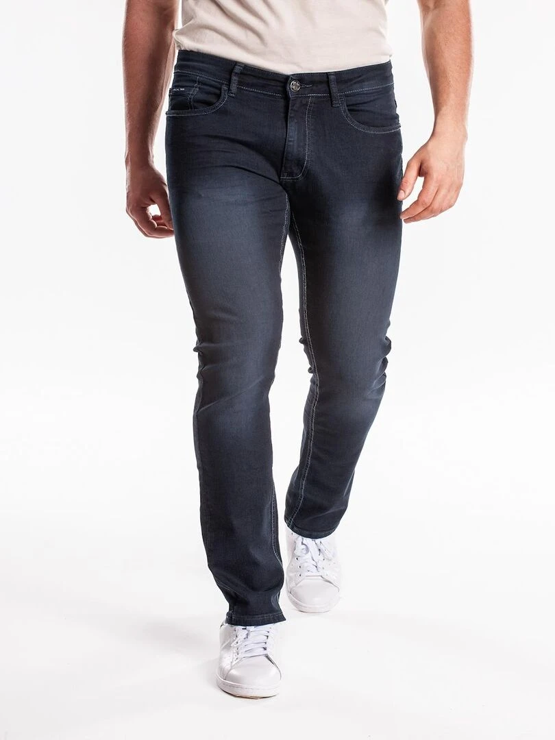 Jeans stretch Fibreflex® RL80 coupe droite ajustée surteint VITO 'Rica Lewis' Bleu