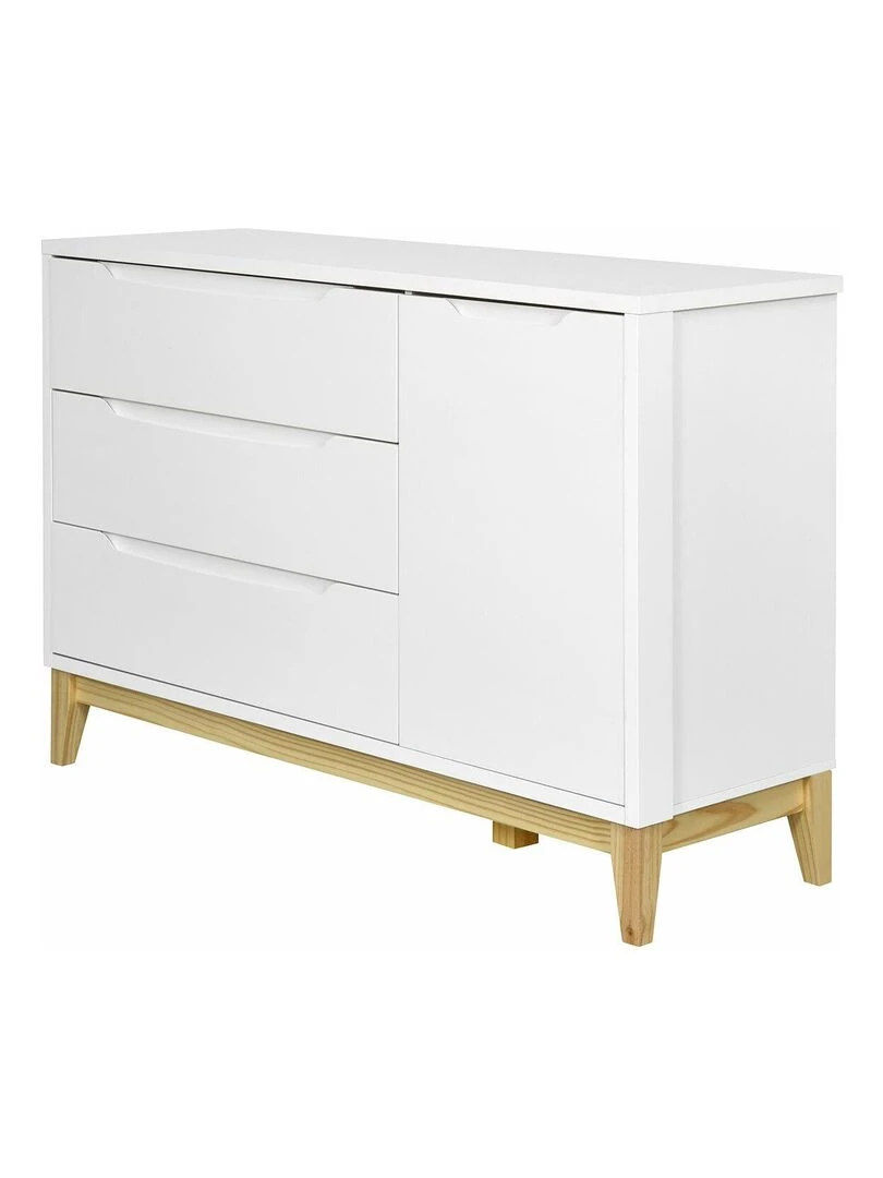 Commode Yoona AKITEN RETAIL Blanc Marron