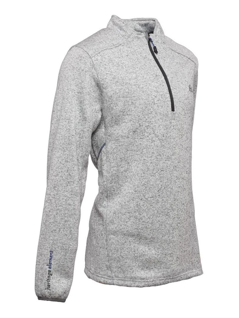 Polaire homme CYPAR   PEAK MOUNTAIN   Gris