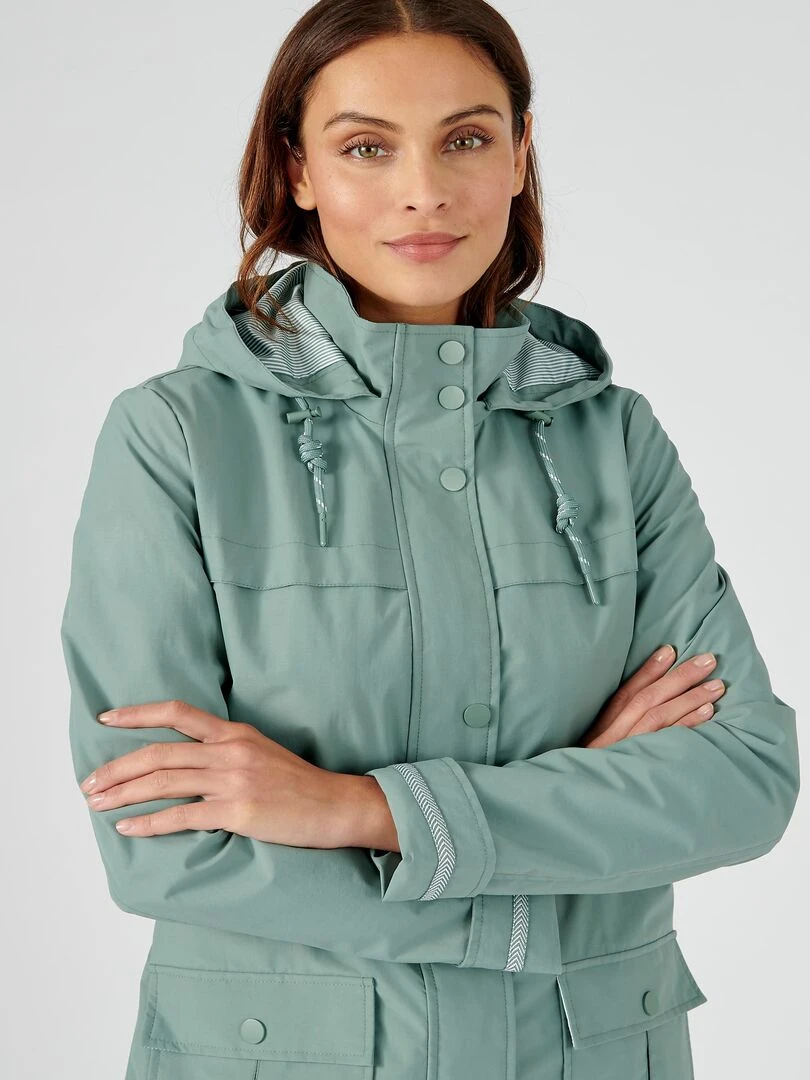 Parka détente Damart Bleu Vert