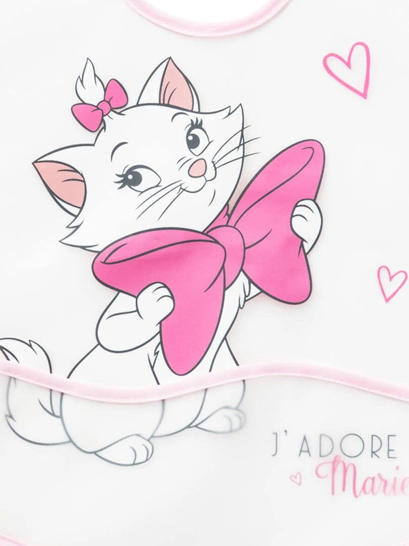 Bavoir imperméable Marie 6 mois Rose