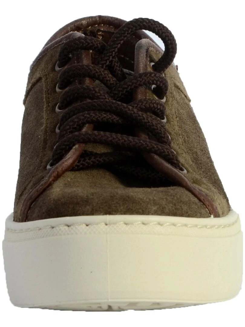 Basket Natural World NW On Suede   Marron