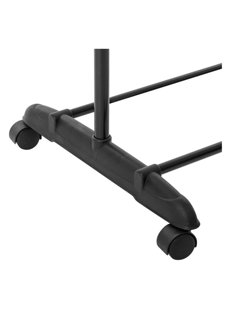 Portant à vêtements réglable 3 hauteurs   Noir