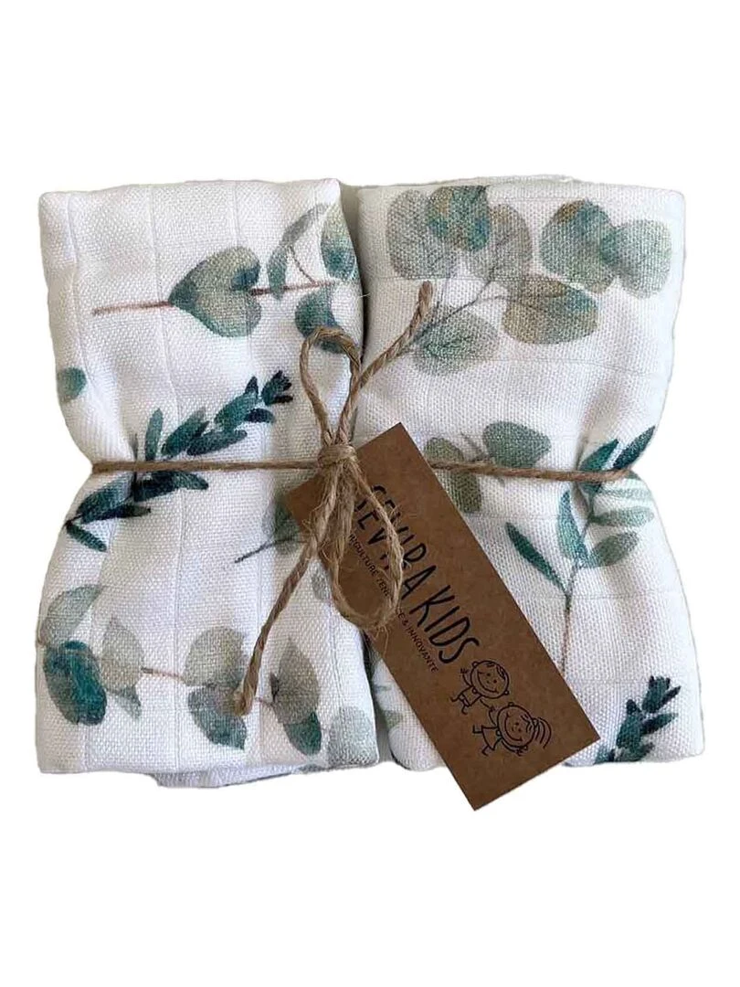 Lot De 2 Langes En Viscose De Bambou Eucalyptus N/A