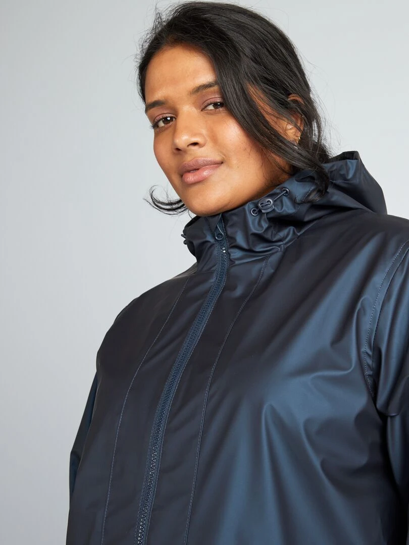 Parka à capuche   Marine