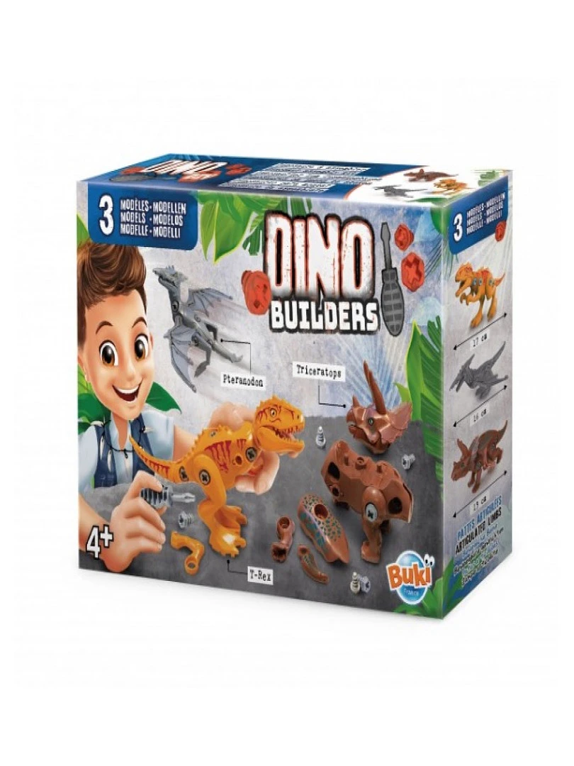 Dinos A Assembler Coffret Avec 3 Dinosaures N/A