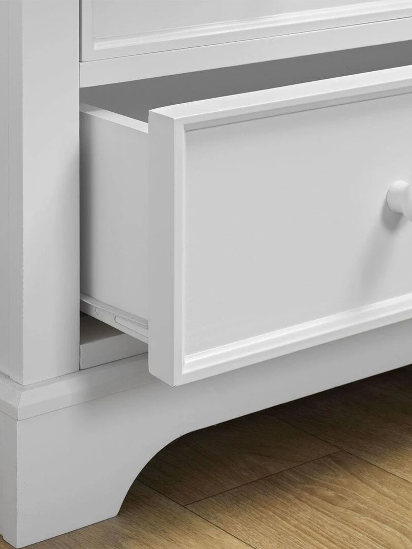 Commode 4 tiroirs Lila   AKITEN RETAIL   Blanc