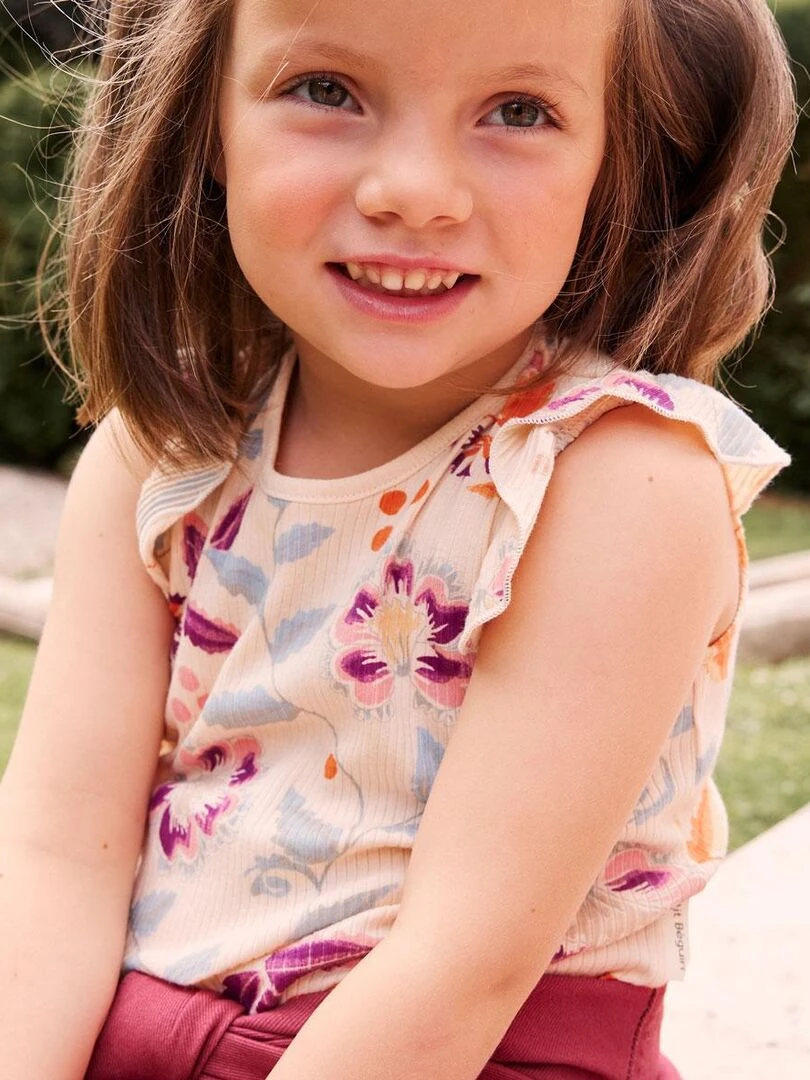 T shirt fille Jodhpur   Ecru