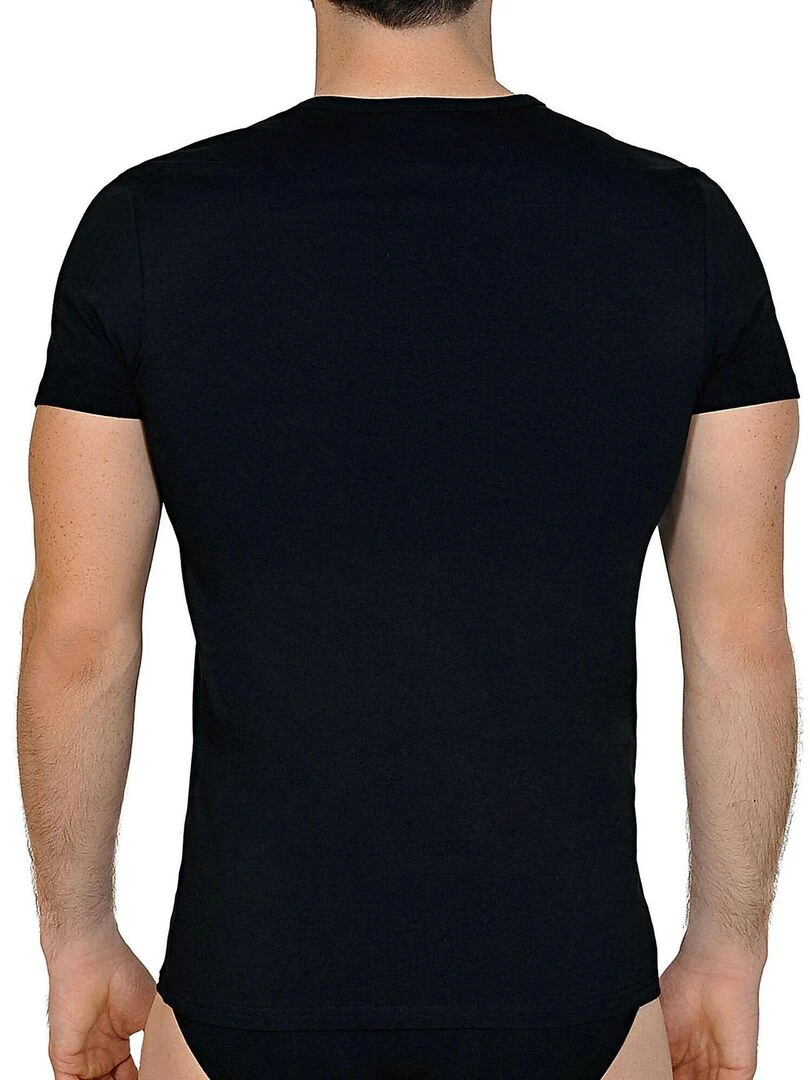 T shirt manches courtes Hermes Noir