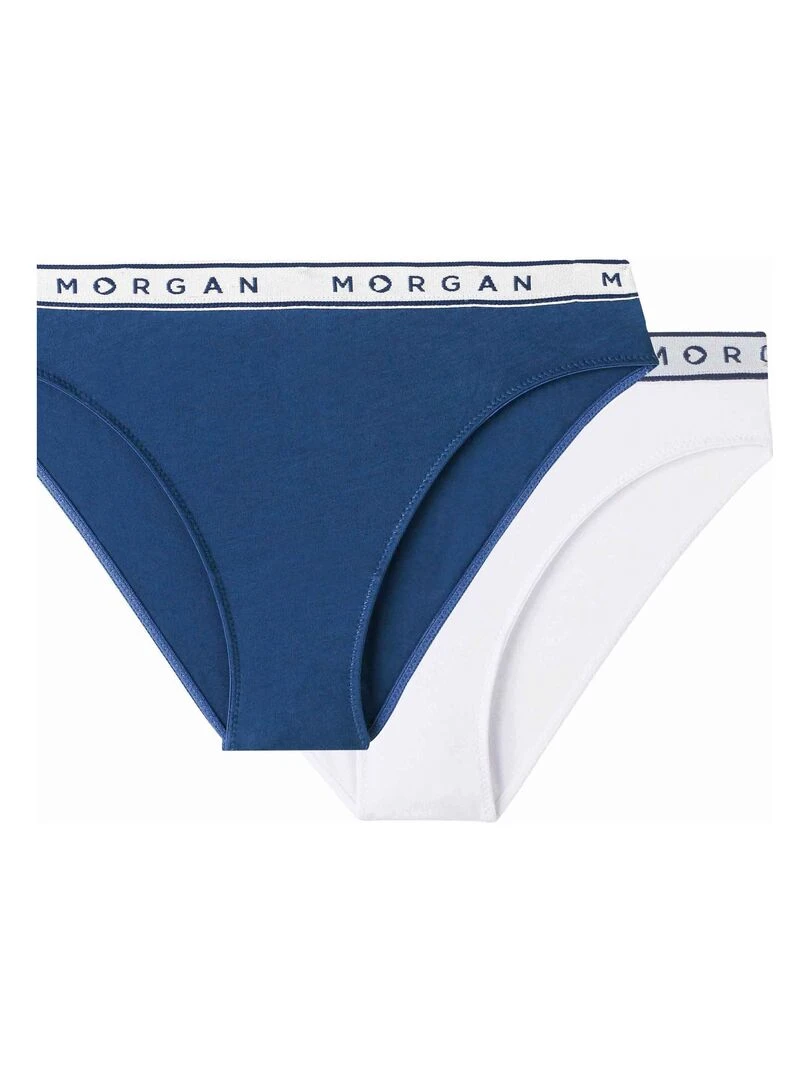 Lot de 2 slips ISA Morgan Bleu