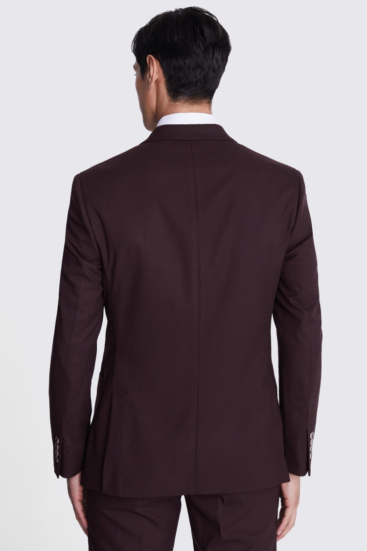 Italian Slim Fit Navy Hopsack Jacket    Buy Online at Moss