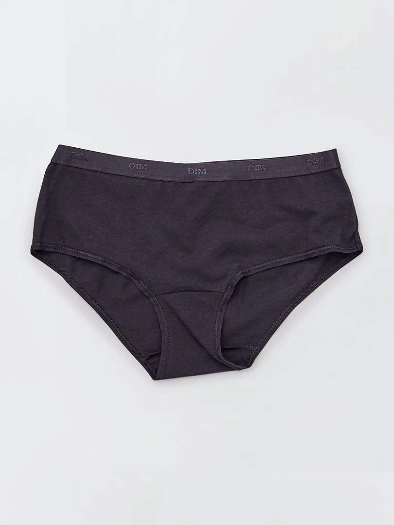 Les Pockets de 'DIM' lot de 5 boxers blanc/noir/gris/rose