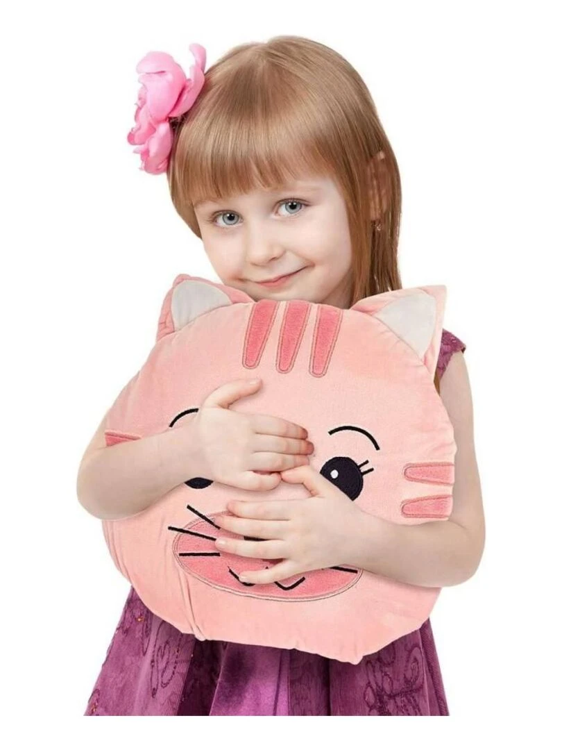 Couverture convertible Chat 110x150   Rose